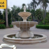 石雕噴泉黃銹石跌水花缽別墅小區(qū)歐式雕塑擺件大型廣場(chǎng)音樂(lè)水景