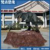 戶外園林景觀大型仿真動物模型 樹脂動物擺件玻璃鋼恐龍雕塑定制