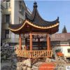 古建涼亭戶外庭院實木碳化防腐木屋亭子景觀園林花園別墅六角涼亭