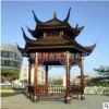 廠家直銷防腐木六角雙層涼亭碳化木重檐六角涼亭仿古木制景觀涼亭