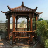 天津戶外防腐木涼亭，四角涼亭，六角涼亭，天津送貨上門安裝