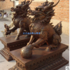 銅雕塑 動物 銅獅子擺件 鑄銅小銅獅子 別墅門口擺件現(xiàn)貨