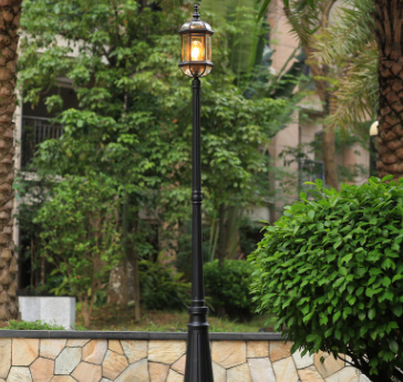 戶外路燈景觀花園庭院陽臺別墅防水草坪草地小區大門高桿LED爆款