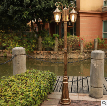 歐式太陽能led復古庭院燈新款小區湖邊戶外景觀燈 別墅廣場路燈