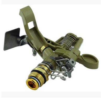 廠家產銷鋅鳥灑水器/鋅合金脈沖式灑水噴頭/360度自由旋轉灑水器