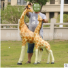 仿真動(dòng)物長頸鹿玻璃鋼雕塑園林?jǐn)[件戶外商場美陳幼兒園裝飾品擺設(shè)