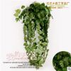 仿真蘋果吊頂裝飾綠葉藤條爬山虎常青藤壁掛仿真綠蘿葉綠植掛壁