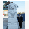 漢白玉石獅子大型石獅子辦公樓獅子門口獅子村口牌樓獅子
