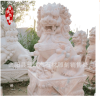 曲陽動物雕刻現(xiàn)貨供應石雕動物漢白玉石獅子青石仿天安門獅子