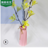 塑料花藍仿真花插花花器家居擺件裝飾仿瓷花盆彩色花婁批發 新款
