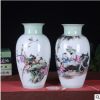正品景德鎮陶瓷花瓶擺件 手繪粉彩童子 花鳥觀音瓶插花瓷瓶擺設