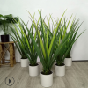 仿真盆栽綠植劍麻 綠化盆景擺放 龍舌蘭 劍蘭花藝插花假植物擺件