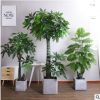 仿真植物廠家假綠植盆栽仿真樹批發大型落地旅人蕉發財樹龜背竹
