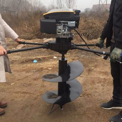 佳鑫大功率225cc挖坑機  手拉反沖起動鉆眼機  四川山坡地種植樹木挖坑機