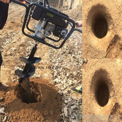 佳鑫果園深施底肥刨穴挖坑機   全新升級傳動軸式挖坑機   四沖程地鉆挖坑機廠家