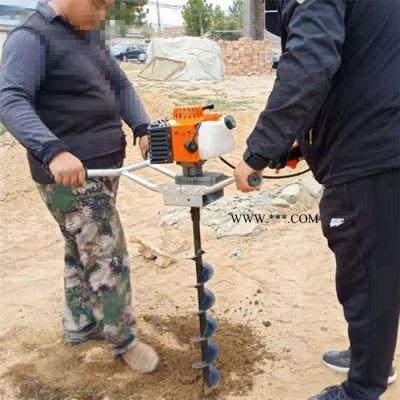 圣魯機(jī)械 栽樹種植鉆坑機(jī) 家用大馬力打眼機(jī) 林業(yè)鉆坑機(jī) 家用手提式挖坑機(jī)