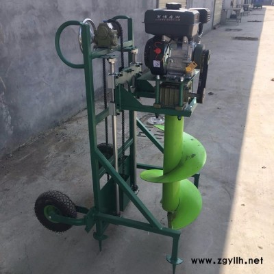 櫻桃地鉆打樁機 綠化苗木種植打坑機 齒輪傳動打眼機