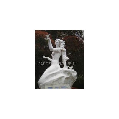 人物石雕漢白玉