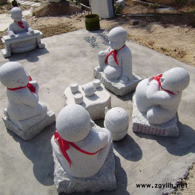 小沙彌石雕 惠安石雕小沙彌 小孩子石雕 現(xiàn)貨供應