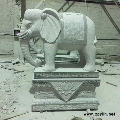 現(xiàn)貨 石獅子 仿真動物石雕 仿古石雕大象 石雕動物廠家