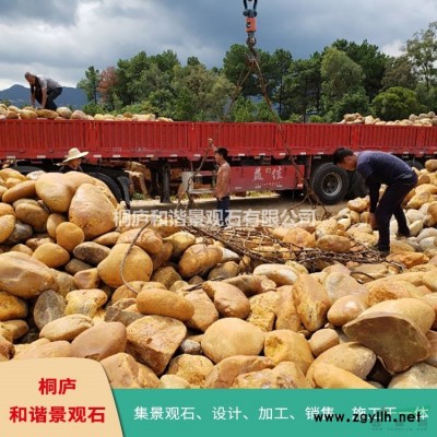園林鵝卵石景觀石濾料奇石自然石直銷