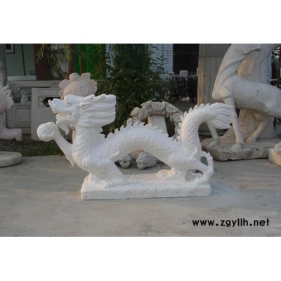 專業石雕龍 漢白玉龍雕刻 石料景觀龍雕刻