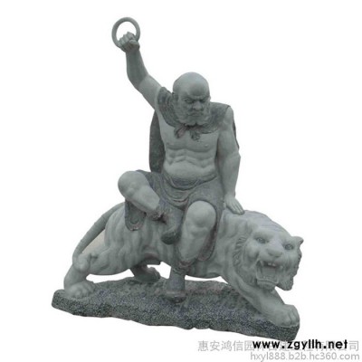 福建惠安石雕十八羅漢 青石五百羅漢佛像雕刻 寺廟石雕佛像加工定制