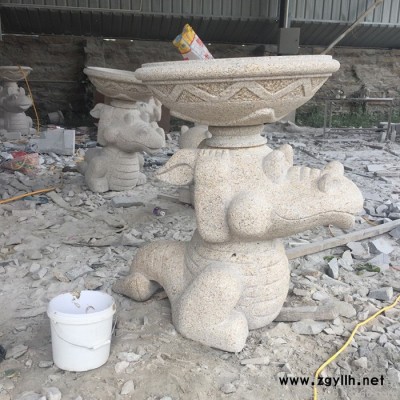 福建惠安廠家供應石雕盆  園林景觀石花缽  花崗巖花缽歐式花盆