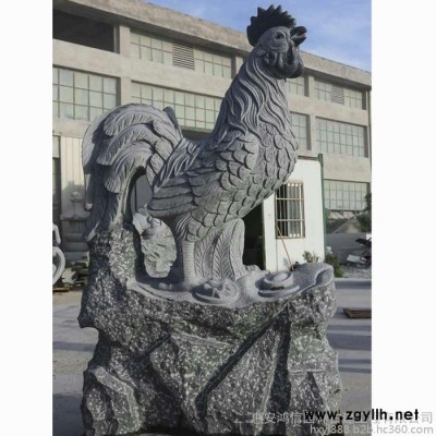 石雕十二生肖廣場戶外屬相擺件公園園林裝飾生肖虎龍動物雕塑