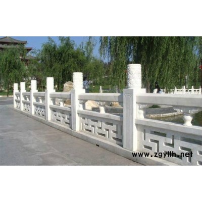 **廠家供應石隆石雕 漢白玉欄桿 石雕欄桿 ** 專業訂做