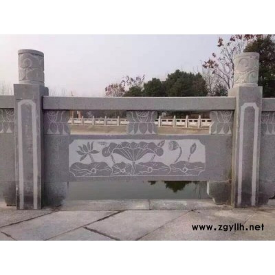 千藝石業 石材欄桿 花崗巖防護欄桿 庭院石欄桿 石雕欄桿 仿木欄桿