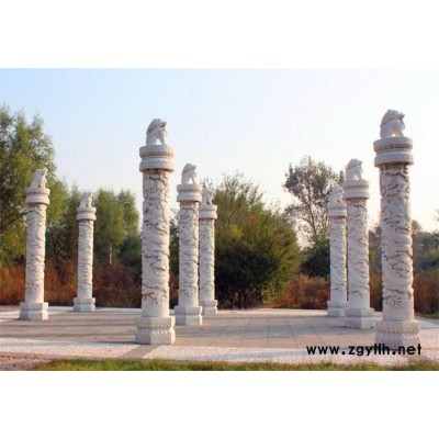 弘揚石雕 寺廟龍柱 石雕浮雕青石龍柱石雕龍柱 廣場文化柱 石雕華表 電話議價