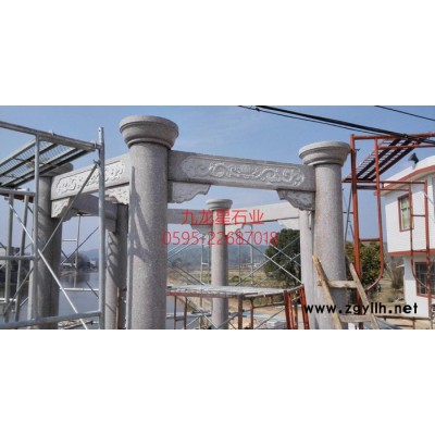 石雕亭子  新裝單層石亭子雕刻 JLXSY-17 專業(yè)石雕亭