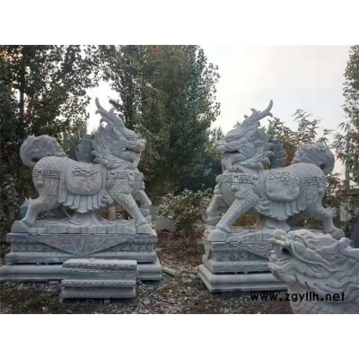 弘揚石雕  石雕麒麟 麒麟雕刻 花崗巖麒麟 石麒麟 電話議價