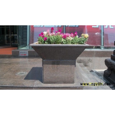 供應各種石材雕刻 石雕花盆