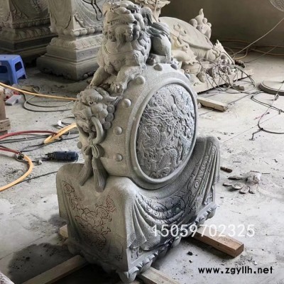 惠安石雕抱鼓 石雕門鼓 門口擺放石鼓 印度紅抱鼓 來圖定做