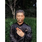 凱美隆 木雕根雕名人作品之國學大師魯迅大師創作手工雕刻收藏可定制