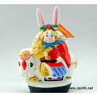 禮品老北京兔爺吉兔坊兔兒爺出國禮品傳統手工泥塑擺件