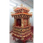 專業(yè)生產(chǎn) 手工工藝品木雕神龕土地公工藝品   別致神佛像擺件可定做