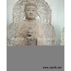 寺廟供奉西方三圣木雕佛像工藝品西方三圣精雕工藝神像，直銷