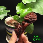 印度小葉紫檀金星手把件 純手工精雕木雕工藝品