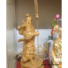禮品木雕關(guān)公 48公分木雕立刀關(guān)公工藝品 中型木雕關(guān)公