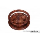 巴基斯坦木雕工藝多功能果籃