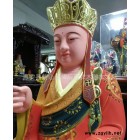 直銷寺廟供奉地藏王菩薩，樟木雕刻坐像地藏王精雕彩繪