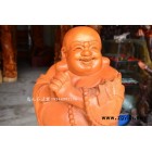 木雕工藝品 紅豆杉彌勒人物擺件 商務(wù)禮品 招財(cái) 彌勒佛擺41*22*18