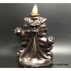 黑檀木倒流龍騰圖霧 倒流香新款推薦廠價香道爐擺件木雕 工藝禮