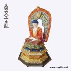 木雕藥師佛佛像寺廟寺院家用居家供奉香樟木佛像定制廠家 圣造