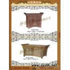 仿古實木雕花講臺桌椅全套可定制