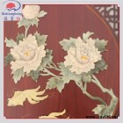 玉石玉雕畫方形實木掛畫客廳臥室玄關掛件立體椴木雕刻墻壁裝飾畫