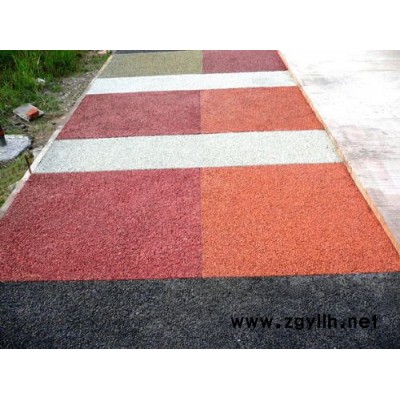 上海桓石制造 透水景觀地坪 滲水性路面工程